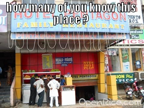 HOW MANY OF YOU KNOW THIS PLACE ?  Misc