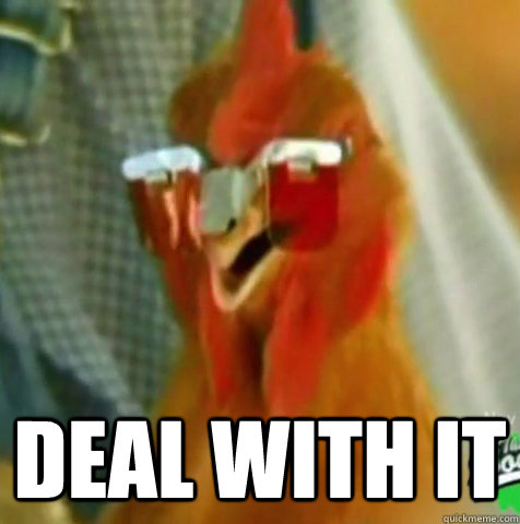  Deal with it  