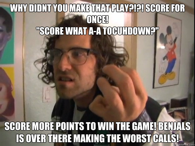 why didnt you make that play?!?! score for once!
