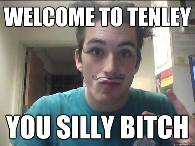 Welcome to tenley You silly bitch  Meme