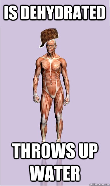 Is dehydrated Throws up water - Is dehydrated Throws up water  Misc