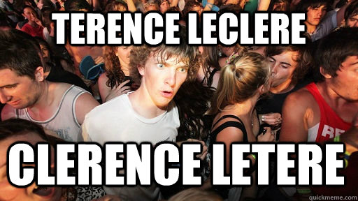terence leclere clerence letere  Sudden Clarity Clarence