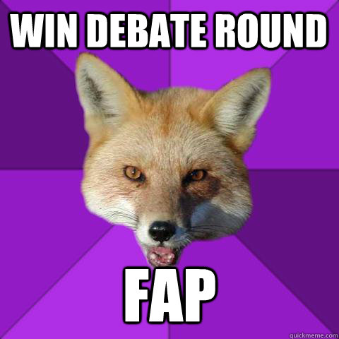 Win Debate round FAP  Forensics Fox