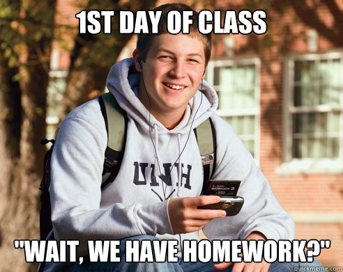 1st day of class 