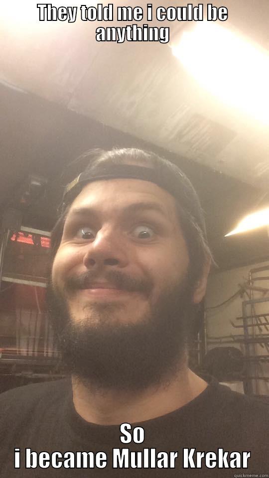 THEY TOLD ME I COULD BE ANYTHING SO I BECAME MULLAR KREKAR Misc