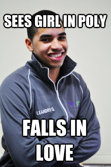 sees girl in poly falls in love  Excited Poly Kid