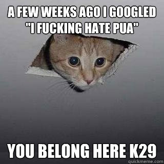 A few weeks ago I googled 
