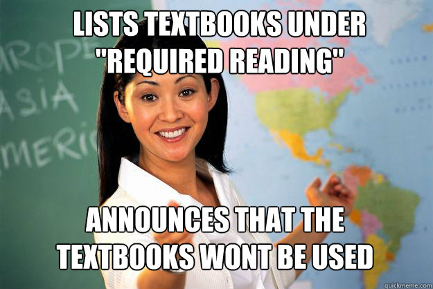 lists textbooks under 