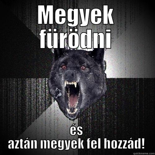 Grumpy cat - MEGYEK FÜRÖDNI ÉS AZTÁN MEGYEK FEL HOZZÁD! Insanity Wolf