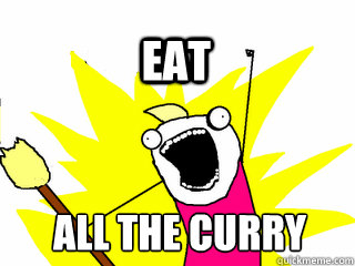 ALL THE CURRY POUTINE EAT  All The Thigns