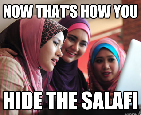 now that's how you hide the salafi - now that's how you hide the salafi  Arab Sprung