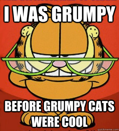 i was grumpy before grumpy cats were cool - i was grumpy before grumpy cats were cool  Grumpy G