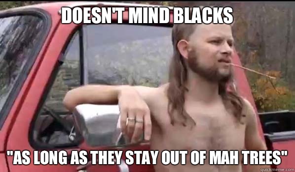 Doesn't mind blacks 