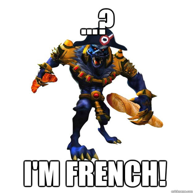 ...? i'm french!  Crvor Warwich