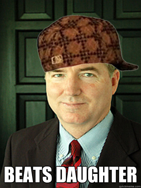  BEATS DAUGHTER  Scumbag Judge William Adams