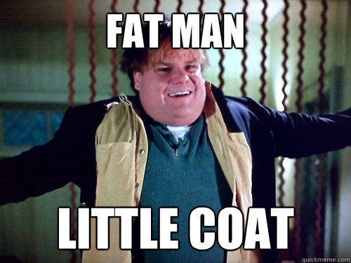 fat man Little coat  fat man little coat