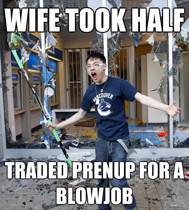 Wife took Half Traded Prenup for a blowjob - Wife took Half Traded Prenup for a blowjob  Misc