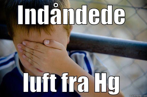 INDÅNDEDE LUFT FRA HG Confession kid
