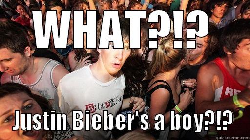 WHAT?!? JUSTIN BIEBER'S A BOY?!? Sudden Clarity Clarence