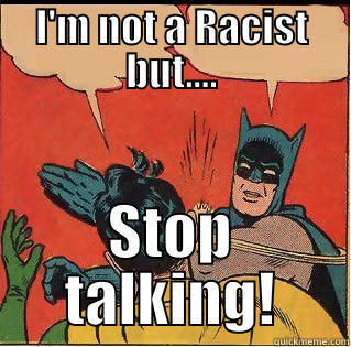 I'M NOT A RACIST BUT.... STOP TALKING! Slappin Batman