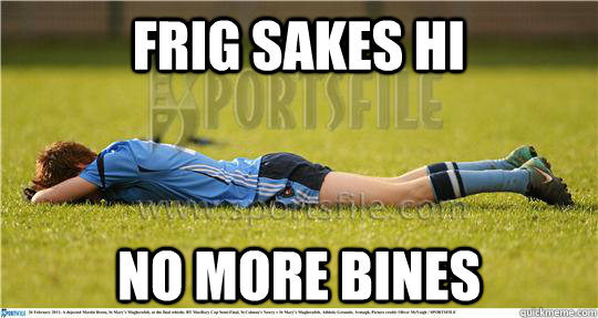 Frig sakes hi no more bines - Frig sakes hi no more bines  Martin Breen