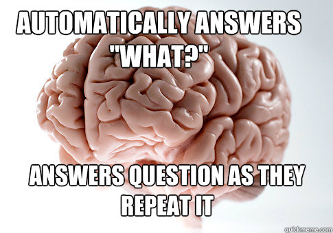 Automatically answers
