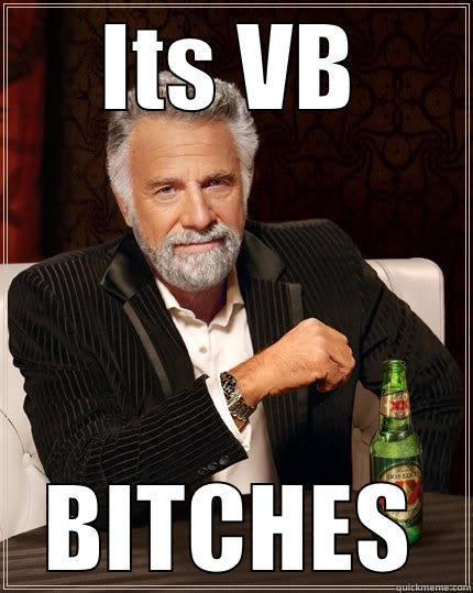 ITS VB BITCHES The Most Interesting Man In The World