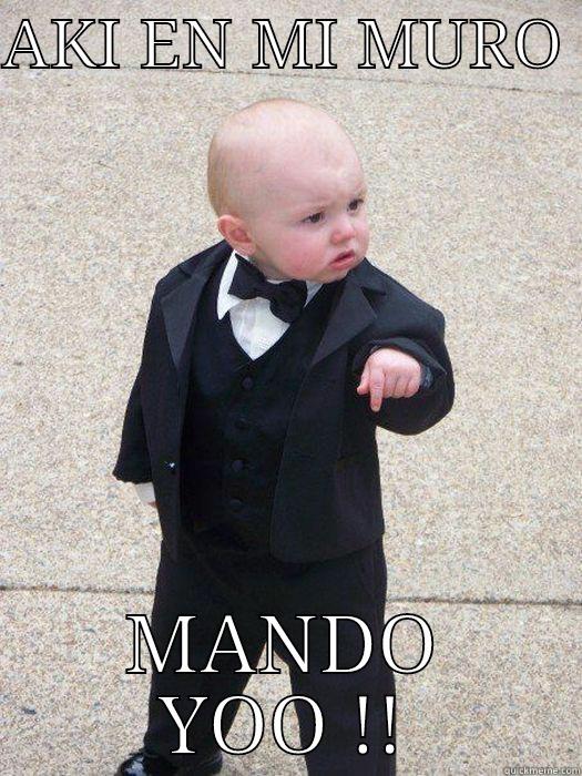 AKI EN MI MURO  MANDO YOO !! Baby Godfather