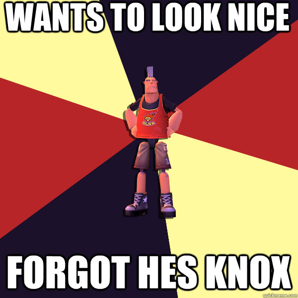Wants to look nice forgot hes knox - Wants to look nice forgot hes knox  MicroVolts