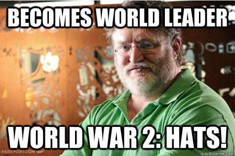 Becomes world leader World war 2: Hats! - Becomes world leader World war 2: Hats!  Good Guy Gabe