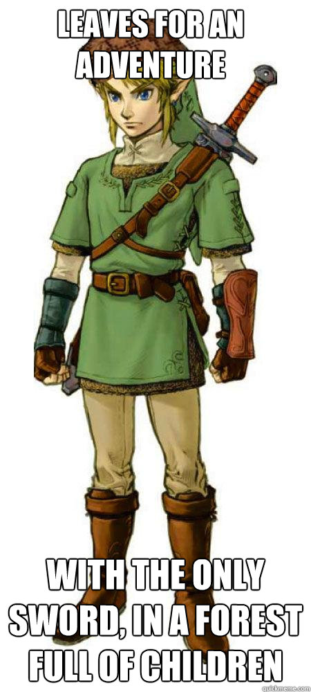 Leaves for an adventure With the only sword, in a forest full of children - Leaves for an adventure With the only sword, in a forest full of children  Scumbag Link