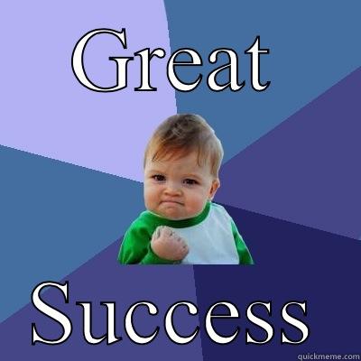 GREAT SUCCESS Success Kid