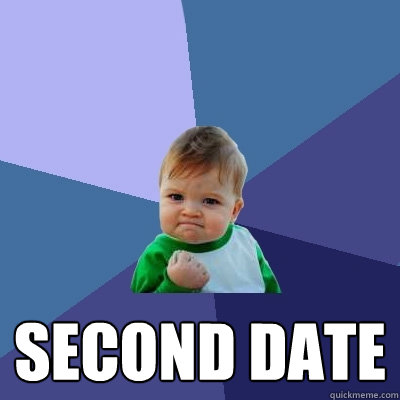  second date  Success Kid