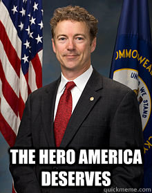 The hero America deserves  rand paul