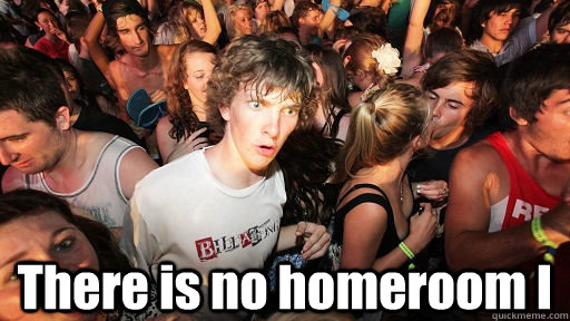  There is no homeroom I  Sudden Clarity Clarence