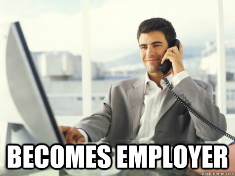  Becomes Employer  Good Guy Potential Employer