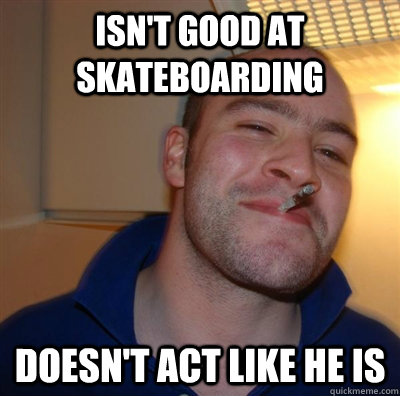 isn't good at skateboarding doesn't act like he is  GGG plays SC