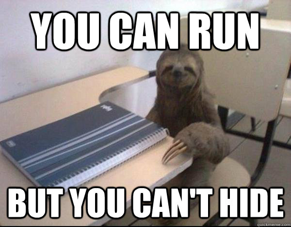 you can run But you can't hide - you can run But you can't hide  Misc