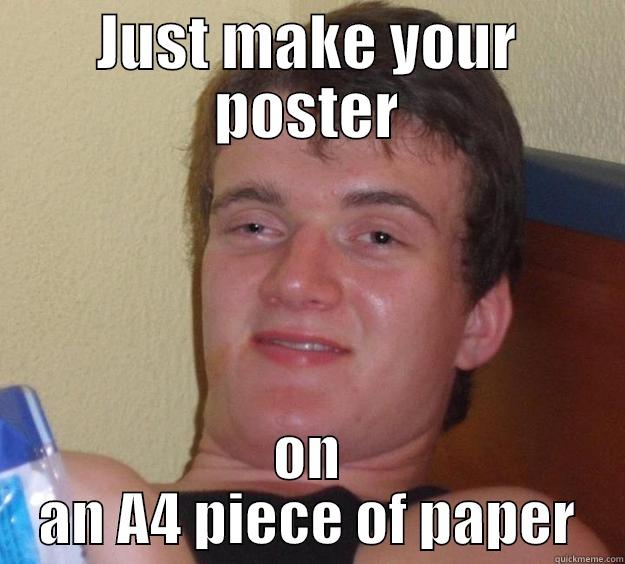 Margaret  - JUST MAKE YOUR POSTER ON AN A4 PIECE OF PAPER 10 Guy