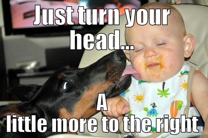 JUST TURN YOUR HEAD... A LITTLE MORE TO THE RIGHT Misc