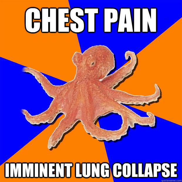 chest pain Imminent lung collapse - chest pain Imminent lung collapse  Online Diagnosis Octopus
