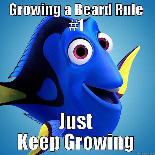   - GROWING A BEARD RULE #1 JUST KEEP GROWING Misc