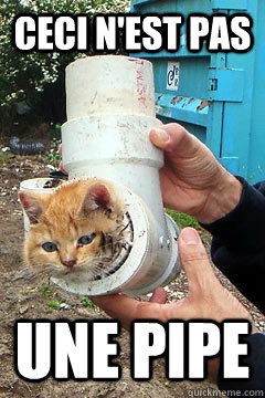 Ceci n'est pas une pipe - Ceci n'est pas une pipe  magritte cat