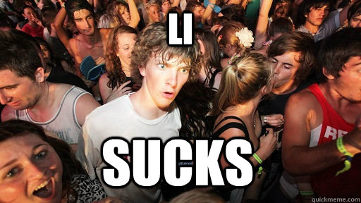 Li sucks  Sudden Clarity Clarence