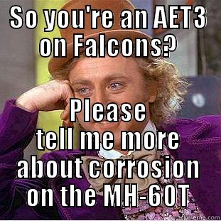SO YOU'RE AN AET3 ON FALCONS? PLEASE TELL ME MORE ABOUT CORROSION ON THE MH-60T Creepy Wonka