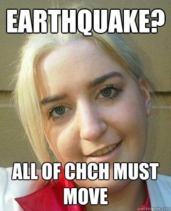 earthquake? all of chch must move  Liz Shaw