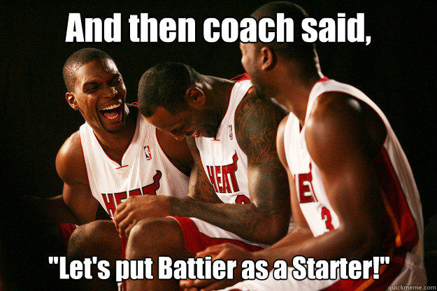 And then coach said, 