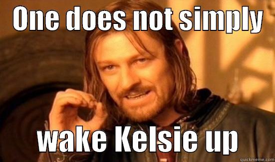   ONE DOES NOT SIMPLY          WAKE KELSIE UP      Boromir