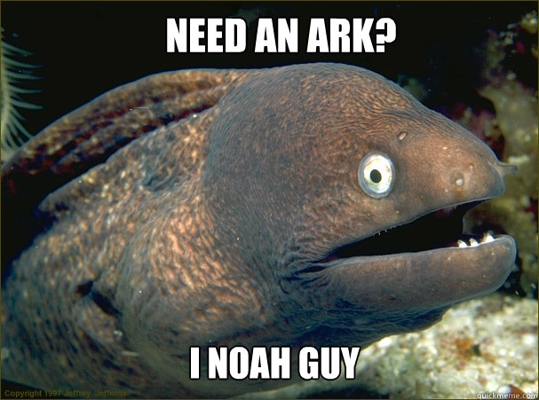 need an ark? i noah guy  Bad Joke Eel