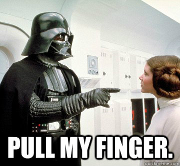 darth vader pull my finger t shirt